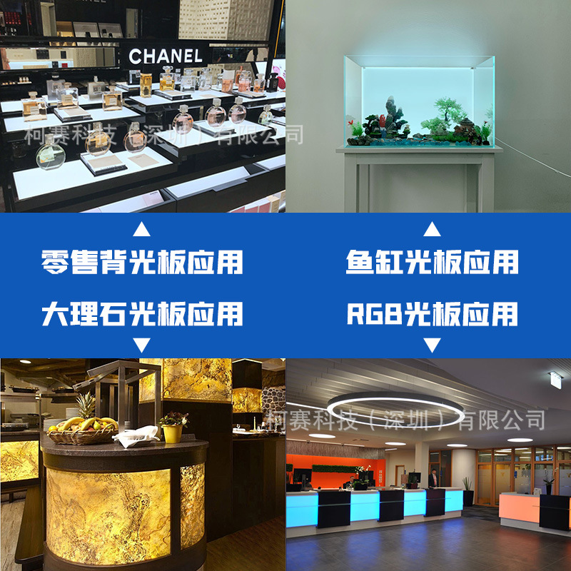 Light Guide Board Manufacturer, Size Optional, Special-Shaped Light Board, Good Evenness, Light Guide Board Three-Piece Set, Translucent Board Diffusion