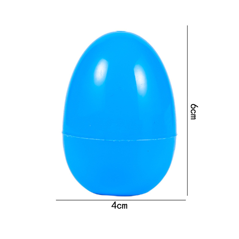 Easter Egg Shell Plastic Open Decorative Gashapon Egg Shell 4*6cm Small Egg Shell Plastic Egg Shell