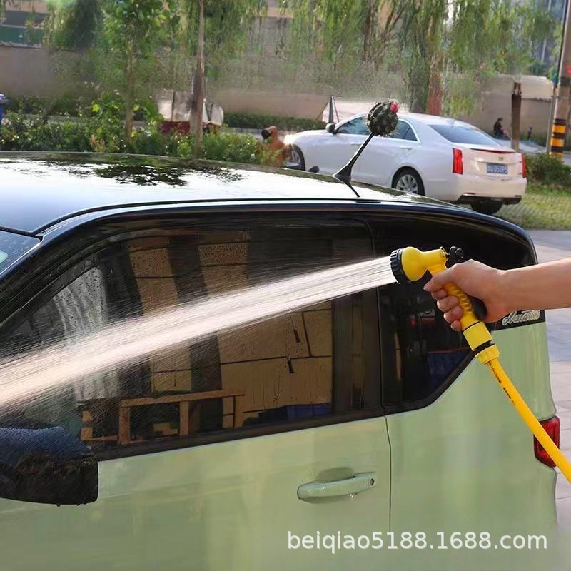 High Pressure Car Washing Water Gun suit Household Balcony Watering Flowers and Vegetable Watering Artifact Water Pipe Hose Washing Multifunctional