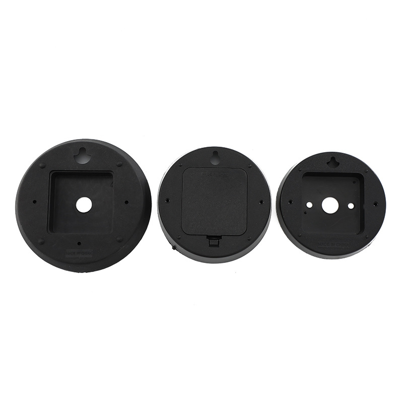 Clock Back Cover Small House Clock Back Cover DIY Clock Accessories Simple Wall Clock Black Back Cover Base