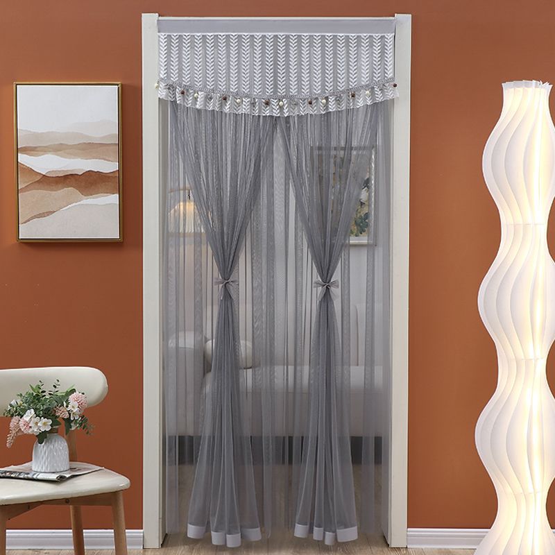 Летняя антимоскитная занавеска на липучке, без пробивания, занавеска для спальни, универсальная для всех сезонов