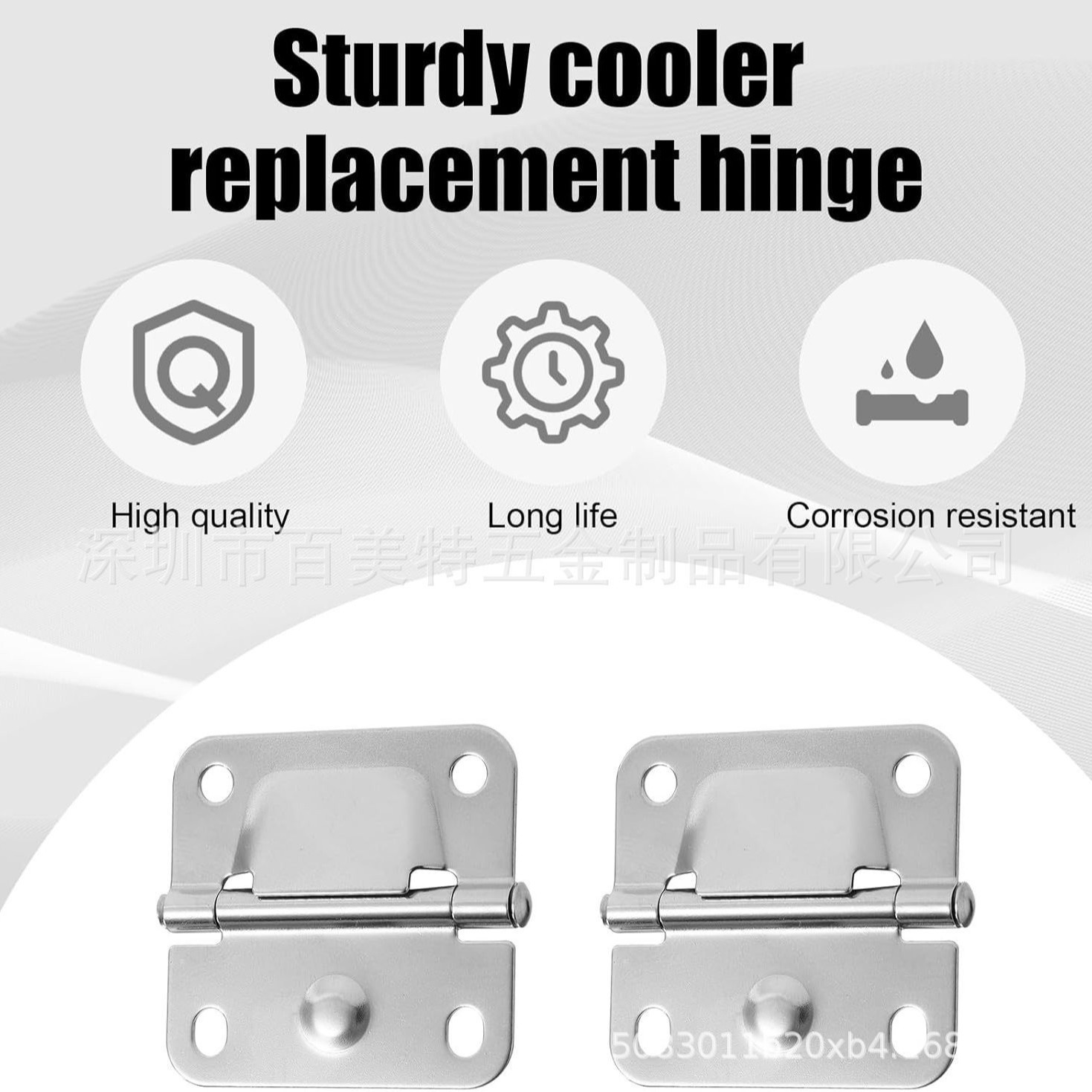 Coleman Coleman Cooler Stainless Steel Hinge Set, Compatible with Coleman Freezer Cooler