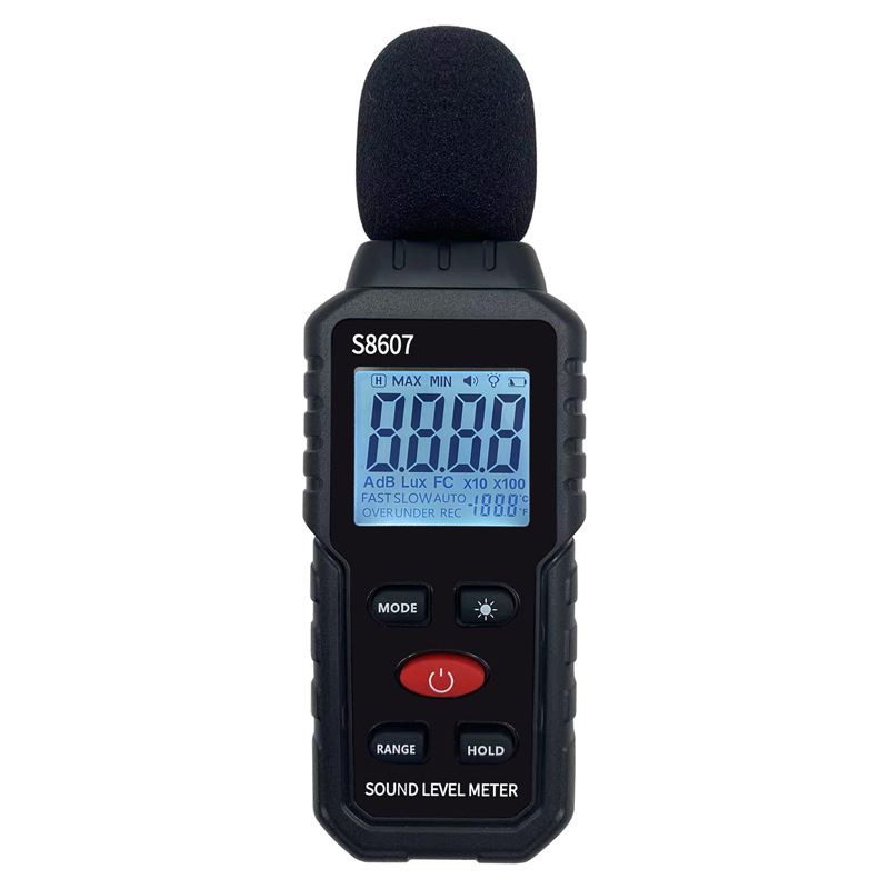 Noise meter decibel detector handheld sound level meter household digital noise detector sound volume meter