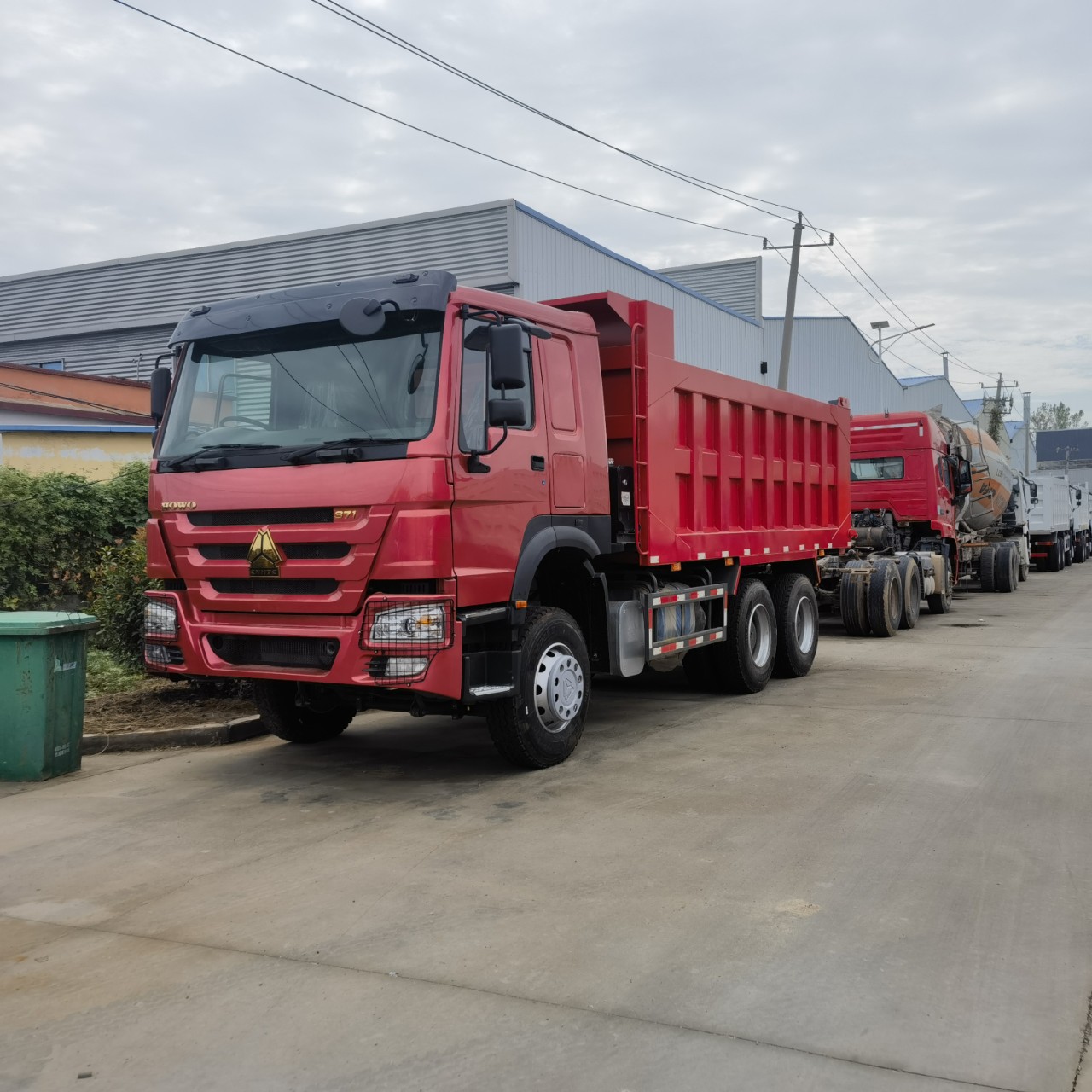 Used Dump Truck, Export Refurbished Second-Hand Truck, Front Four Rear Eight Howo 371 Dump Truck