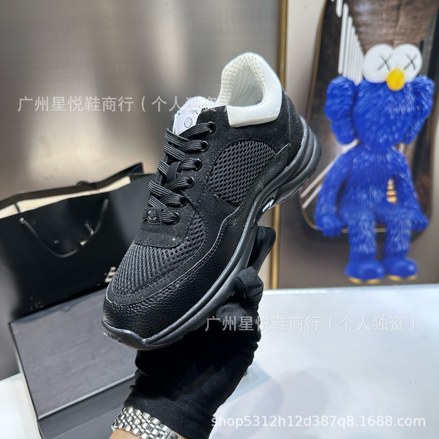 Embroidered Thick-Soled Silver-White Dad Shoes 2025 Fashion Spring New Low-Top Outdoor Sports Women's Shoes