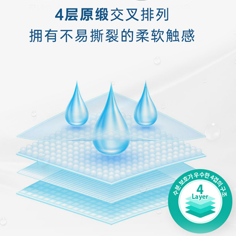 South Korea Shunshun Baby Wipes 20 Pumping Thickened Cleaning Wipes Pumping Wipes Pumping Wipes with Cover Wet Wipes