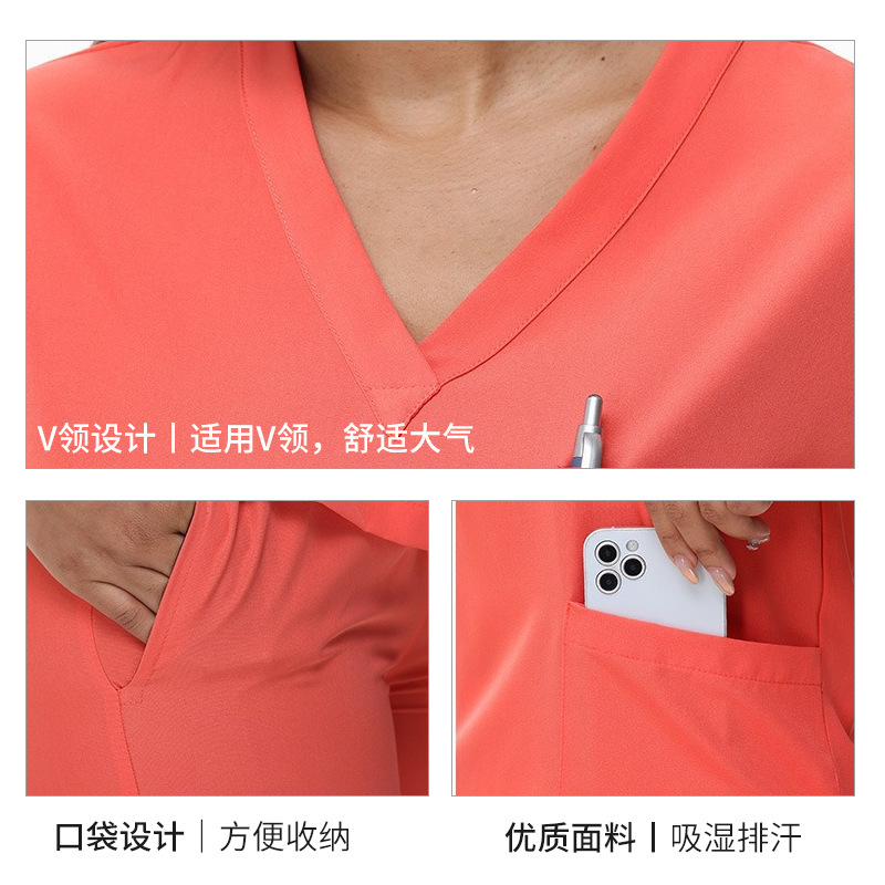 Ready-Made Scrub Suits for Medical Staff, Scrub Suits for Medical Aesthetics, Dental Nurses, Surgical Workwear, Quick-Drying Scrub Suits