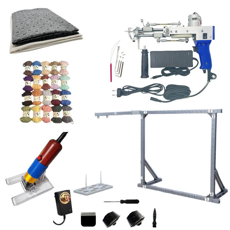 Ручной электрический ковер ткацкий пистолет 2 в 1 оптовый производитель набор для туфтов