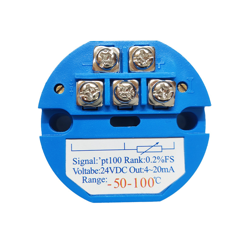 Integrated temperature transmitter module pt100 thermal resistance 4-20ma temperature sensor thermocouple 0-10V