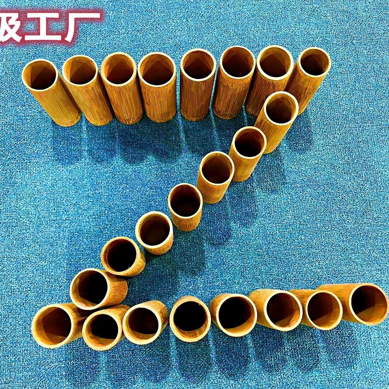 Thumb Jar, Boiled Bamboo Jar, Bleeding and Health-Preserving Purple Bamboo, Natural Bamboo Tube, Disposable Paint-Free Carbonized Bamboo Jar