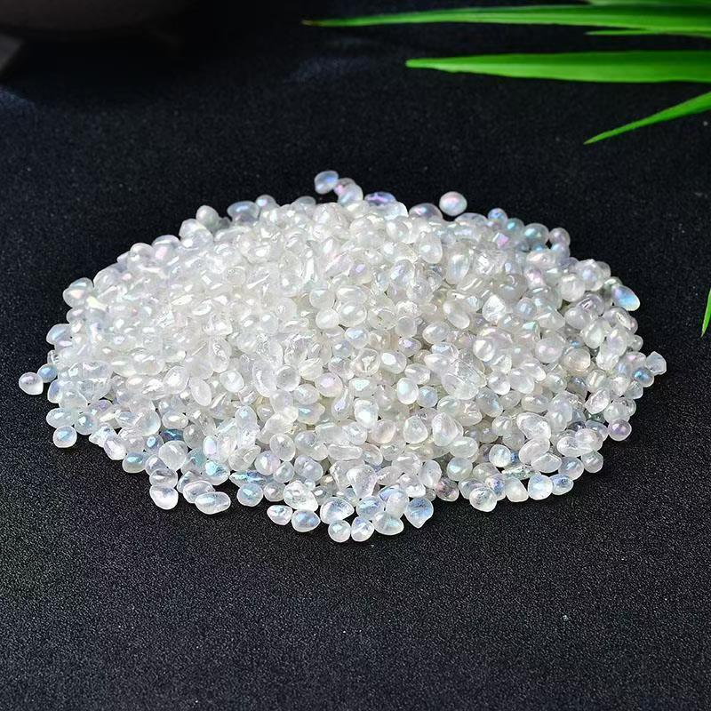 Glass Beads Transparent Spray Beads Moonstone Demagnetizing Stone