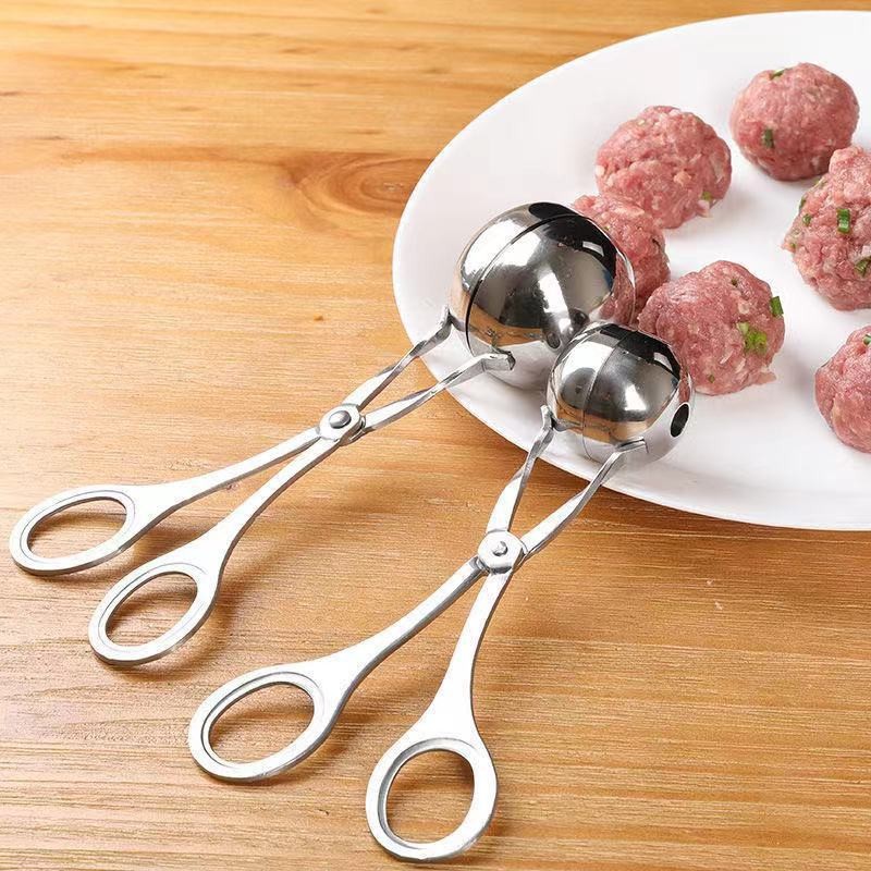Shake Rice Ball Mold Stainless Steel Meatball Maker Household Tools Meatball Clip Kitchen Artifact Fried Ball Clip