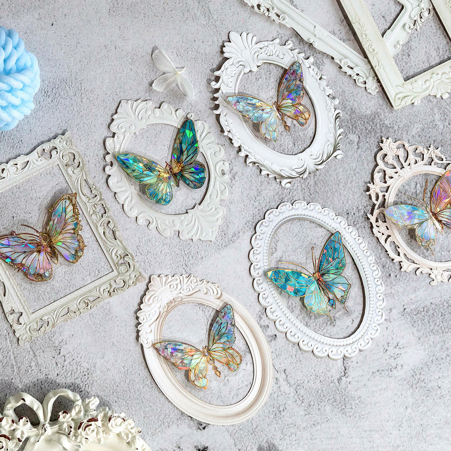 Mo Mo Mo романтическая встреча серия тисненая коллажная карточка ретро вырезанная фоторамка журнал декор