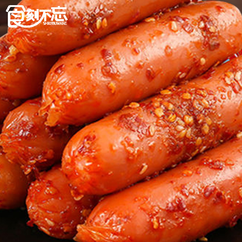 Shike Never Forget New Corn Sausage Spicy Hot Dog Sausage Ready-To-Eat Meat Sausage Ham Sausage Snack Manufacturer Wholesale Recruitment Agency