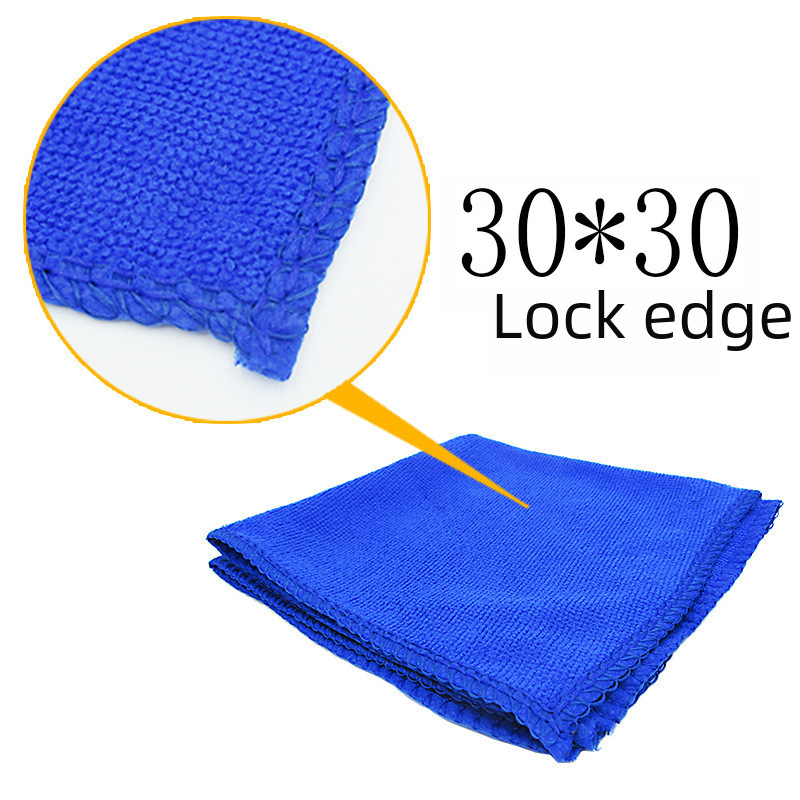 Car Cleaning Towel Microfiber Car Wash Glass Water Absorbent Towel 30*30 Car Wash Towel