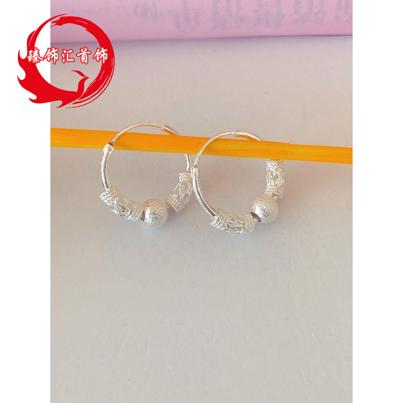 New Gold Plated Earrings for Women 2022 New Fashion Transfer Beads Earrings Elegant Earrings High Ear Studs Earrings