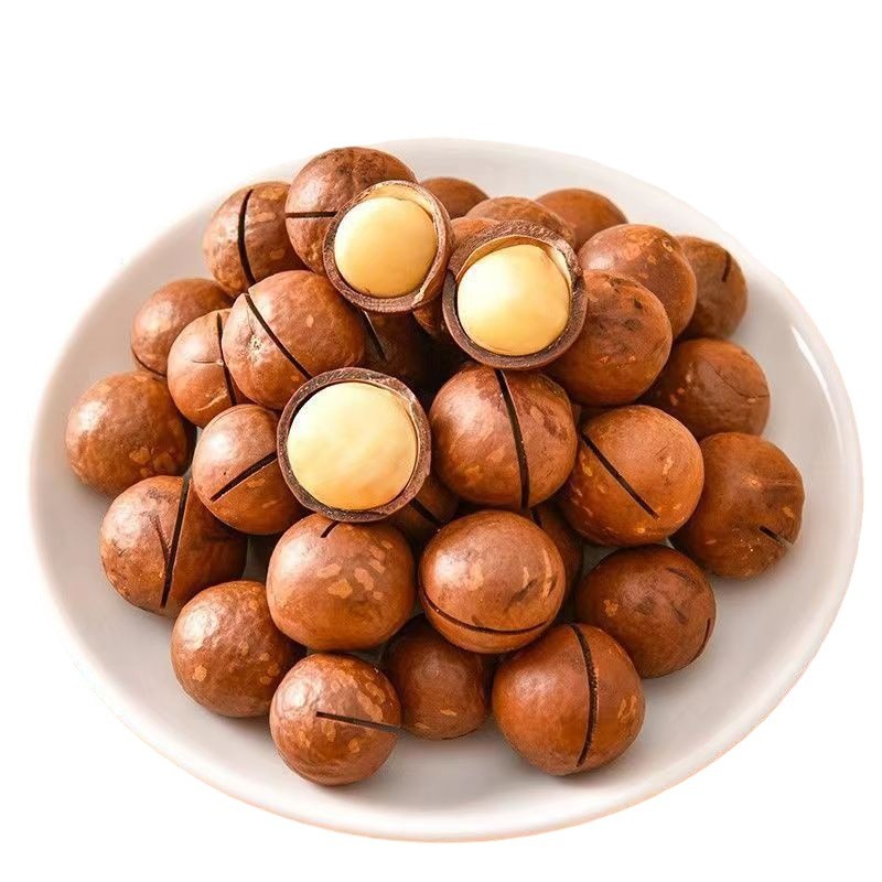 Hawaiian fruit cream flavor large fruit thin skin nut snacks 500g generation walnut fruit hand peel Hawaiian fruit