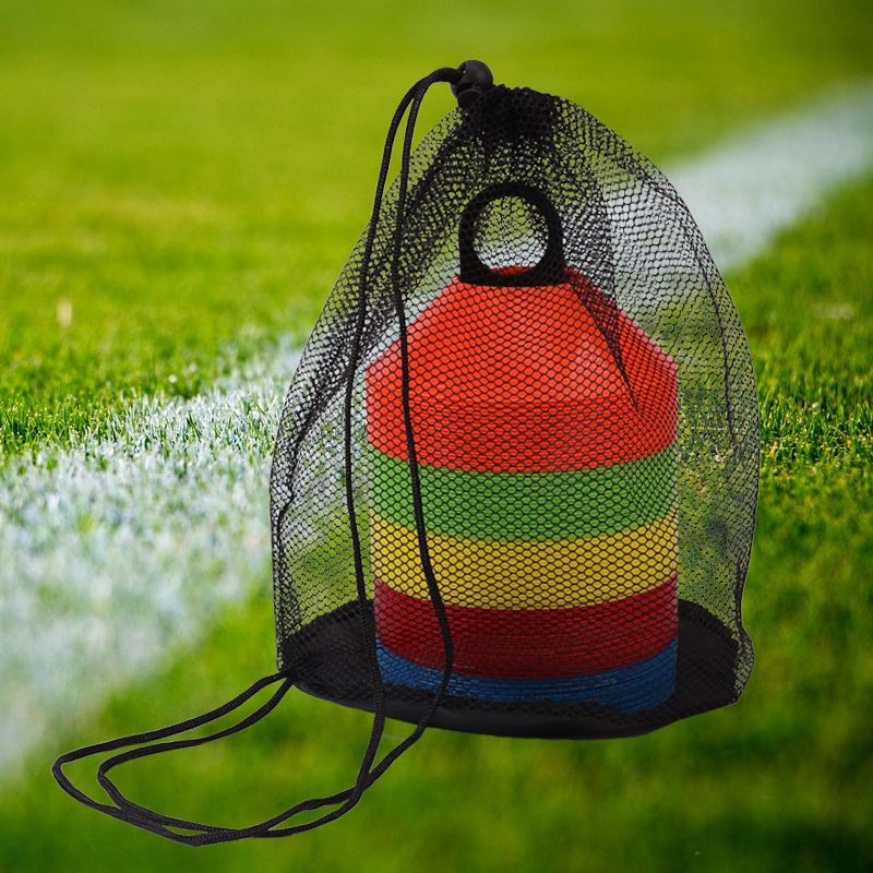 Football Training Sign Disc Round Mouth Sign Road Sign Road Obstacle Agility Training Cone Small Roadblock