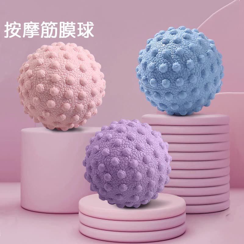 Massage Ball Fascia Ball Foot Massage Ball Muscle Relaxation Yoga Fitness Shoulder Neck Waist Foot Back Meridian Ball Meridian
