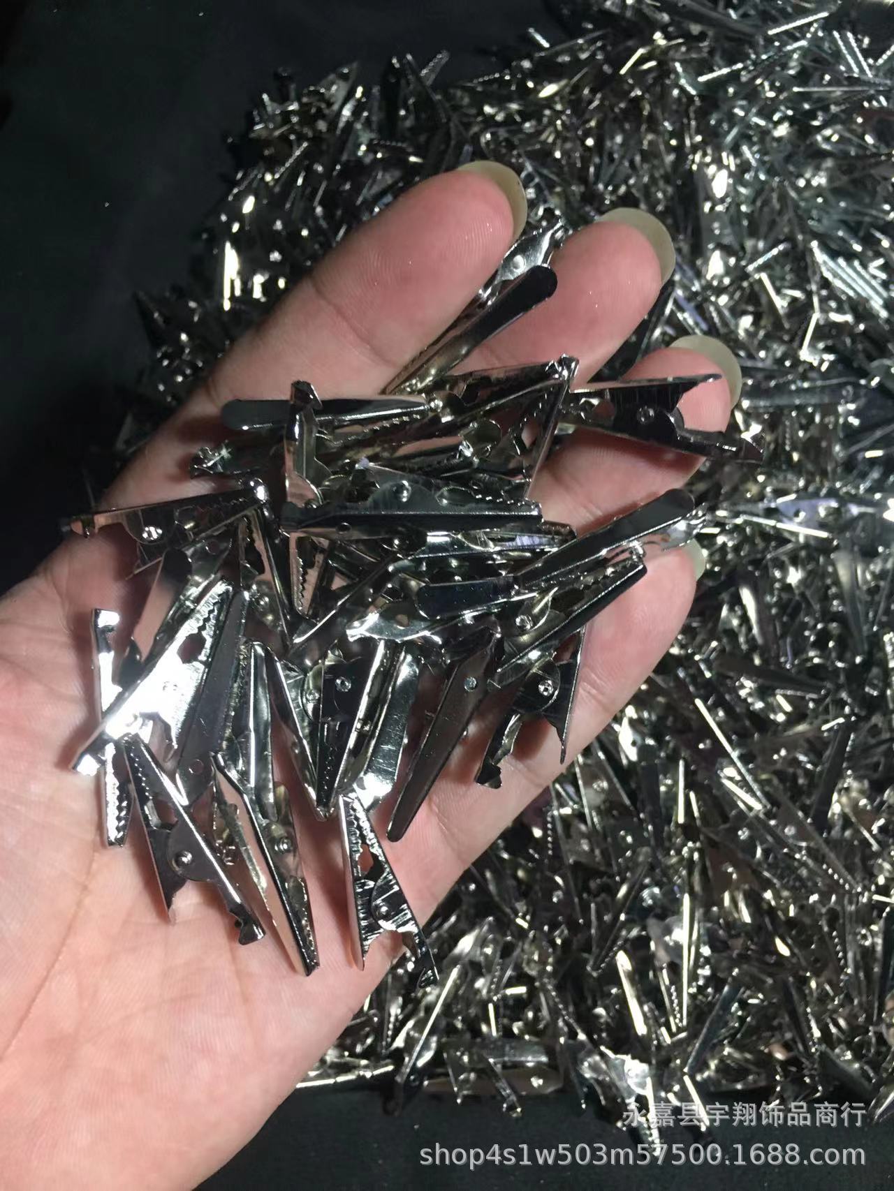 [i Am the Manufacturer] Wire Rope Crocodile Clip Note Crocodile Clip Business Card Holder Stainless Steel Crocodile Clip with Wire