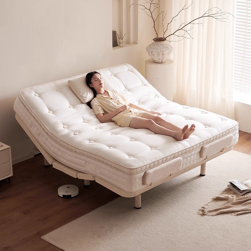 Handmade Horsetail Mattress Suspended Intelligent Electric Multi-Functional Liftable Bed Zero Gravity Dream Simmons Mattress