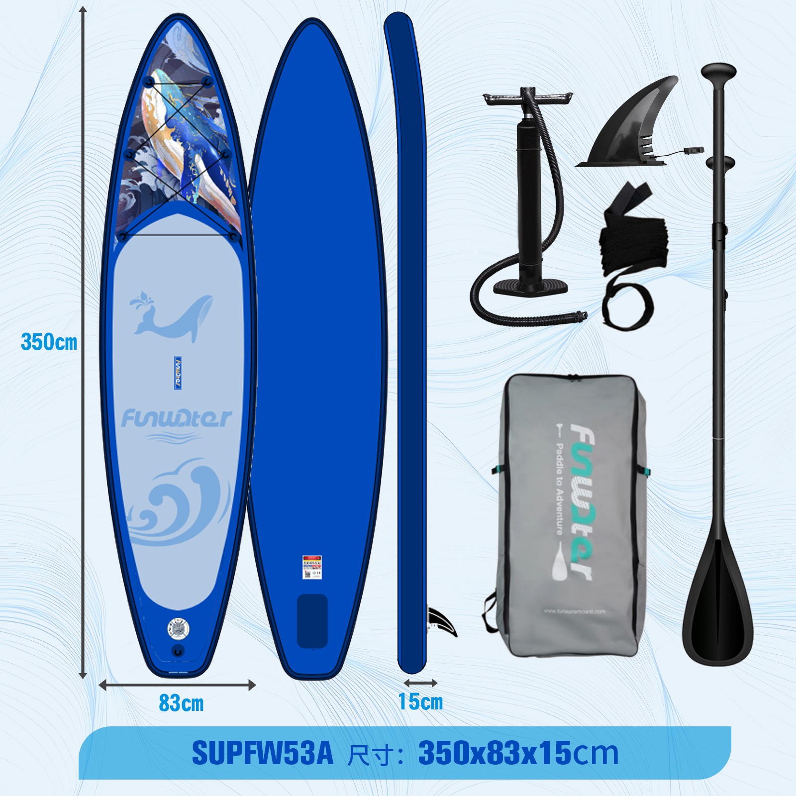 Own Factory Wholesale Dropshipping Inflatable Paddle Boards Large Size Surfboards Universal Promotional Paddle Boards for Adults and Children