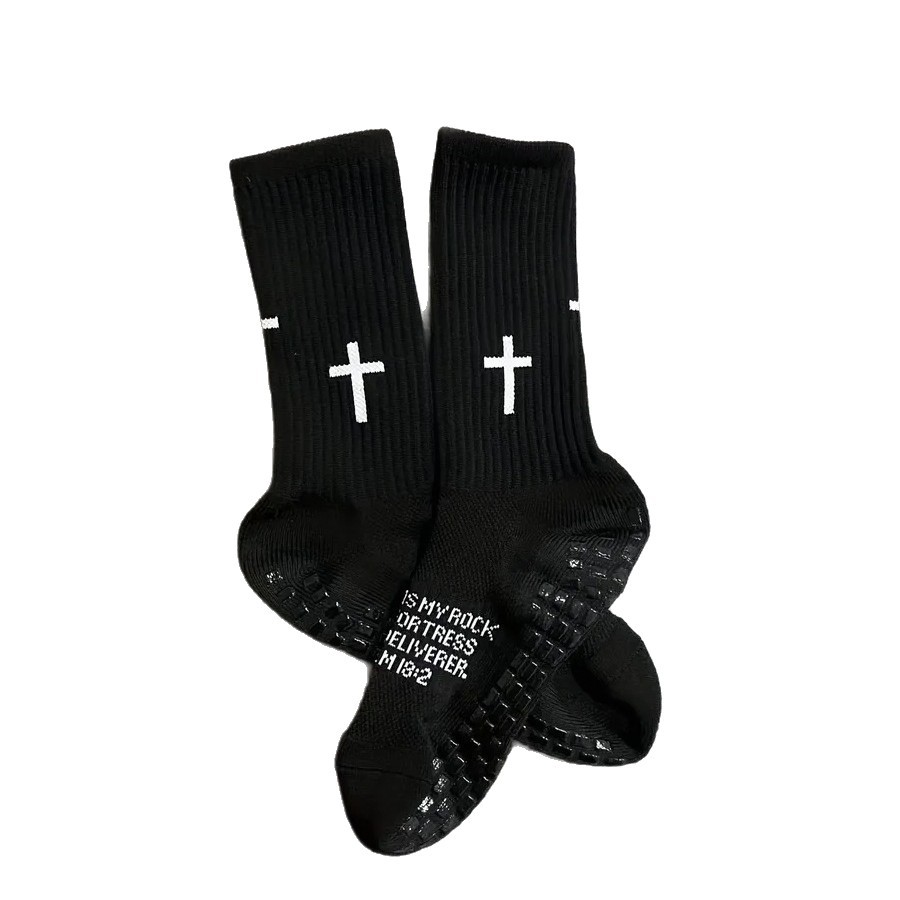 Cross-Border New Hot-Selling Sports Socks Cross Football Socks Logo Yoga Socks Basketball Socks Cycling Socks Dotted Socks