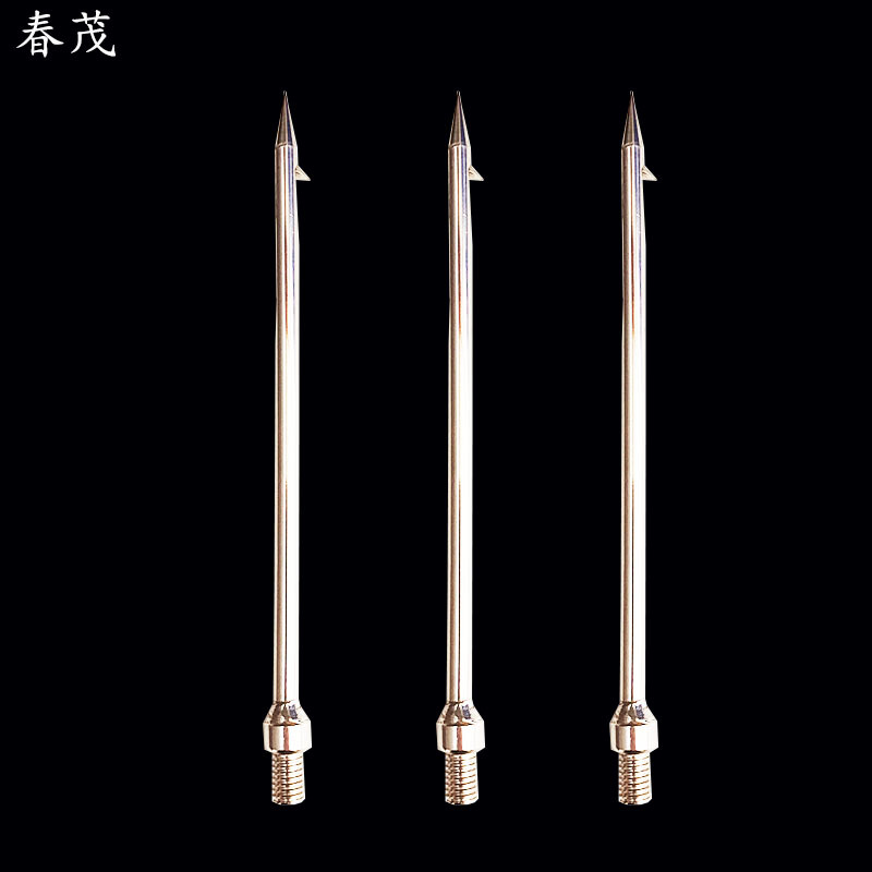Stainless Steel Harpoon Single Tooth Barbed Harpoon Head Harpoon Harpoon Harpoon Harpoon Handmade Processing Lengthened Harpoon Rod