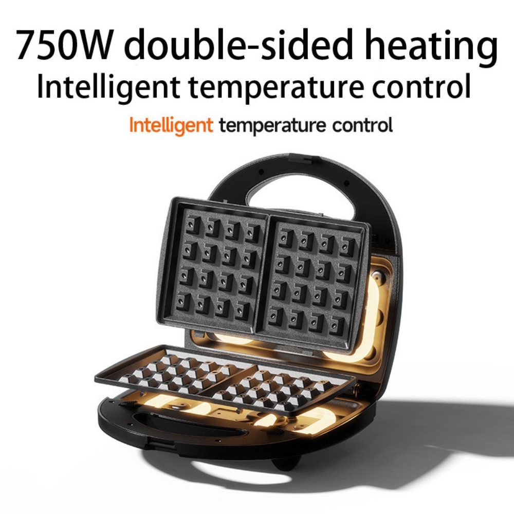 Three-in-one breakfast machine sandwich machine waffle machine donut machine household electric cake pan steak machine breakfast machine