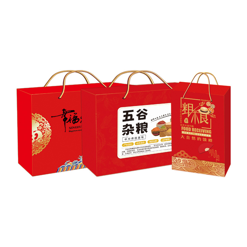 Whole Grain Combination Gift Box, Coarse Grain Health-Preserving Porridge, Eight-Treasure Porridge Ingredients, Employee Benefits, Spring Festival and Mid-Autumn Festival Gifts