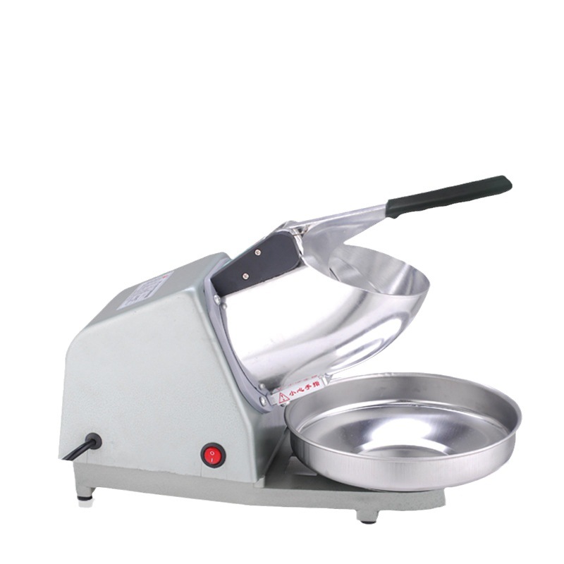Cross-Border Commercial Small Double-Blade Ice Crusher Snowflake Shaved Ice Machine Milk Tea Shop High-Power Sand Ice Machine Smoothie Machine Wholesale