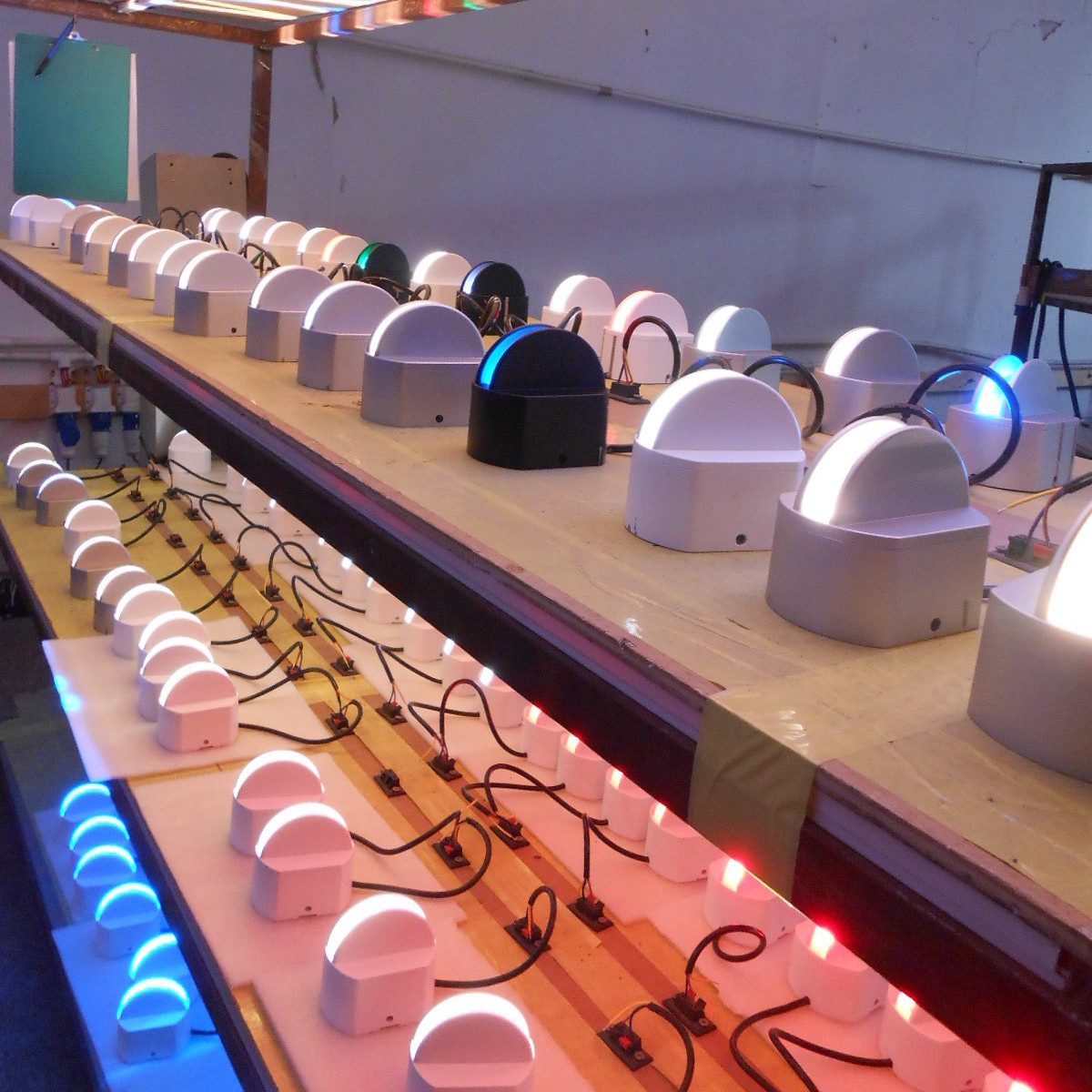 180-градусный светильник для подоконников Knife RGBW, уличный ландшафтный светильник для коридоров, DMX512 атмосфера для дверей и окон