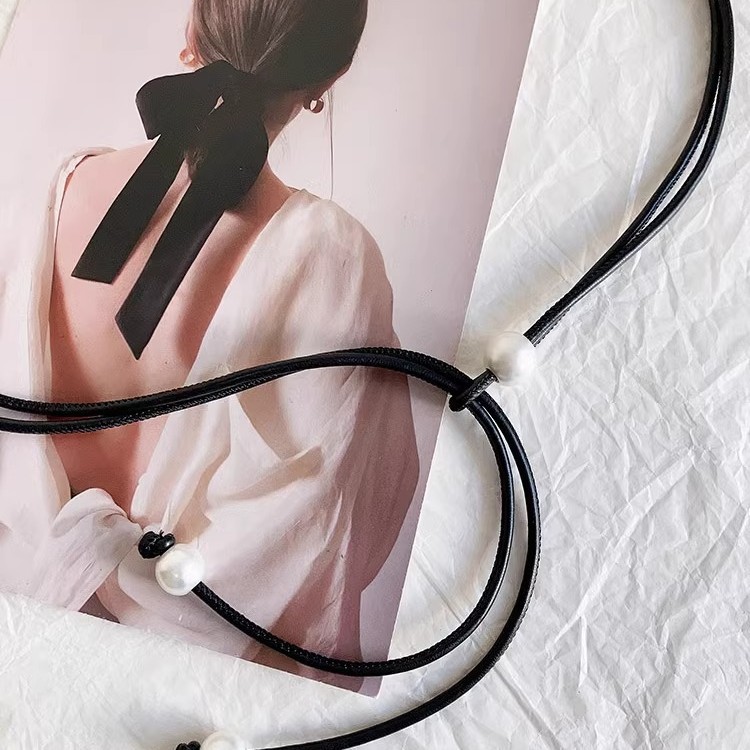 Pearl dress Thin Belt Women's Simple Style Casual Belt Fashionable All-match Wear Accessories 2025 New Belt