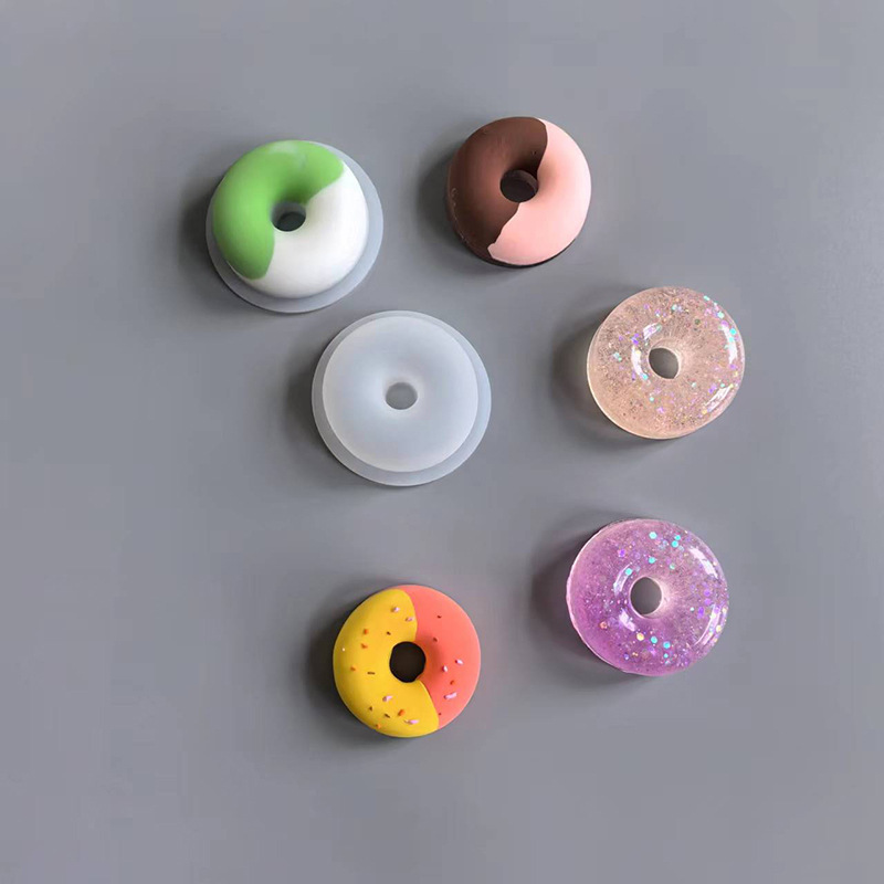 Internet Celebre Ice Cream Donut Snapper Bake Silicone Mold Shape Cake Decoration Chocolate Flip Candy Ornament Mold