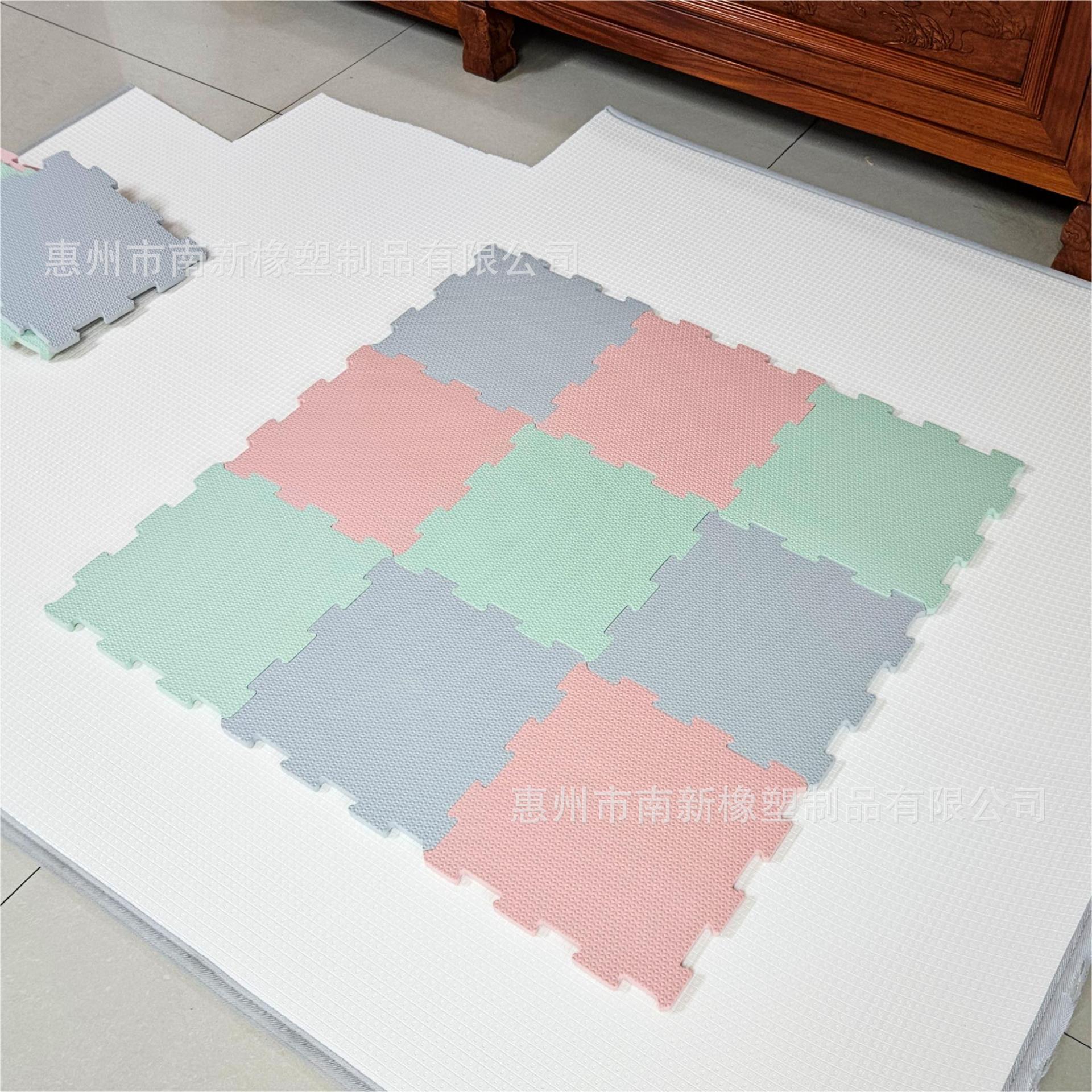 Factory Customized Plain Splicing Home Bedroom Eva Anti-Fall, Moisture-Proof and Shock-Absorbing Foam Splicing Climbing Mat Floor Mat
