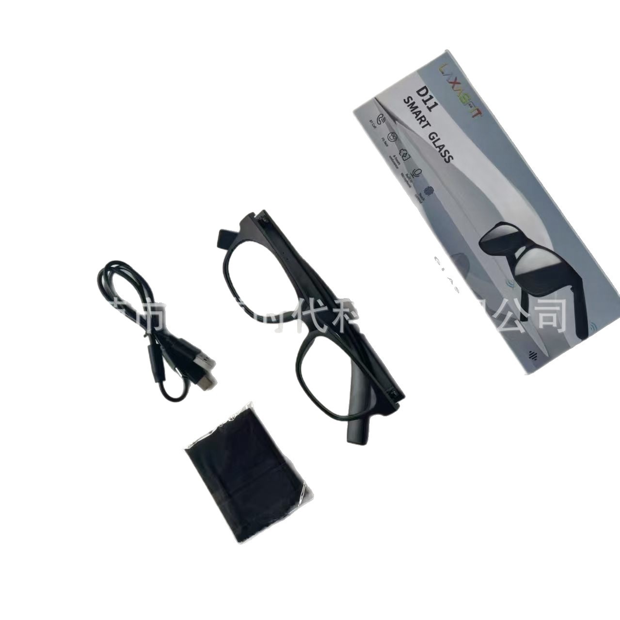 New Cross-Border Popular D11 Smart Glasses Bluetooth Connection Remote Control Photo Taking Chinese and English Voice Switching