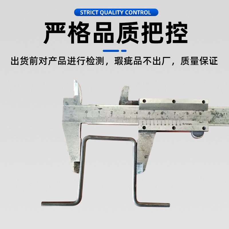 Customized 3D Wire Forming Export Galvanized Steel Cable Ties Black Vinyl Coated Bent Wire Hooks Special-Shaped Wire