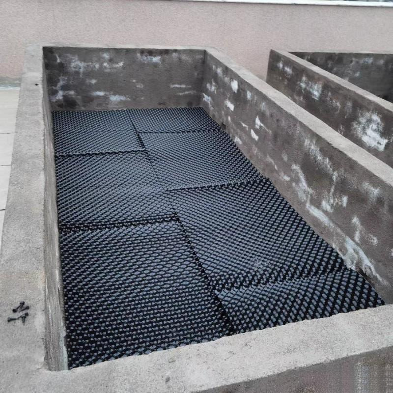 Root Control Device, Roof Garden, Garage Roof, Green Drainage Board, Water Filter Board, Hydrophobic Board, Root Blocking Board, Water Storage and Permeable Board