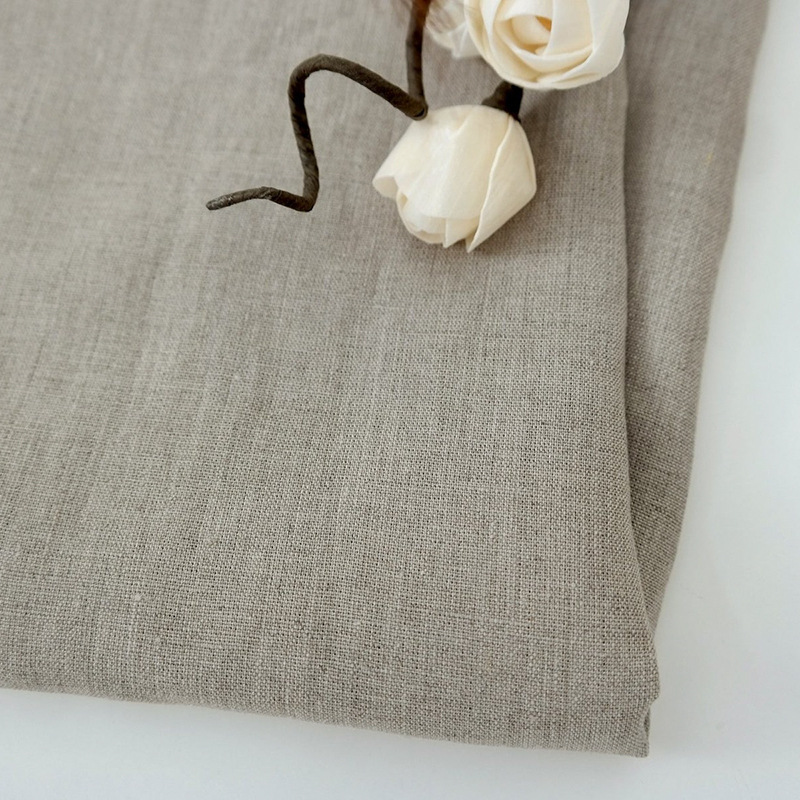 9 Pieces of Thickened Washed Pure Hemp Fabric Curtains Bedding Single and Double Rain Dew Hemp Wide Fabric Wholesale