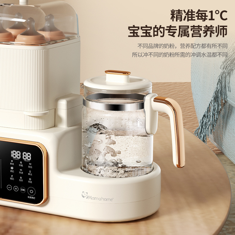 1.2L Large-Capacity High Borosilicate Glass Two-In-One Milk Regulator Water Kettle Accessories Should Be Careful with Caution (Remarks Adaptation Model)