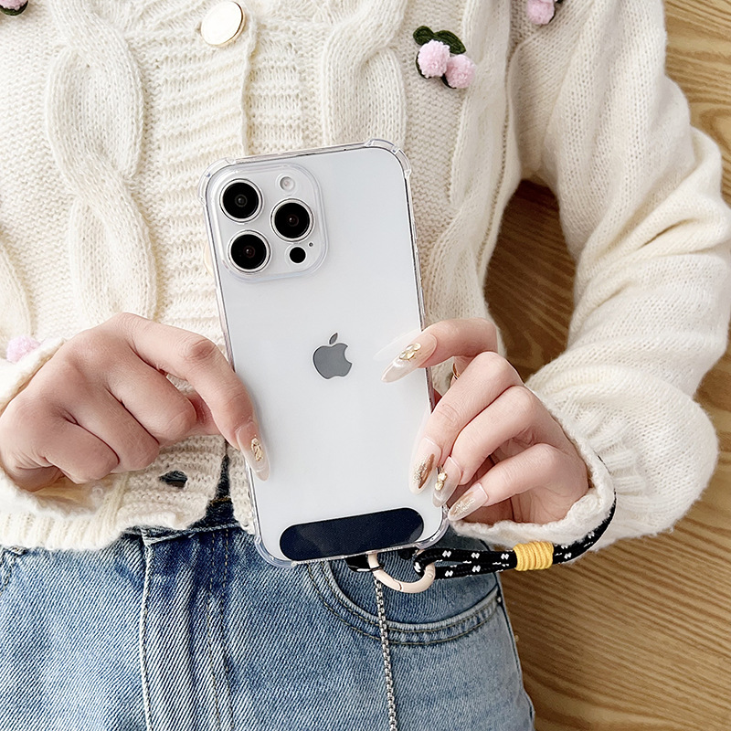 Mobile Phone Lanyard Gasket Firm and Strong Universal Mobile Phone Case Lanyard Clip Gasket Anti-drop Anti-lost Mobile Phone Clip Gasket