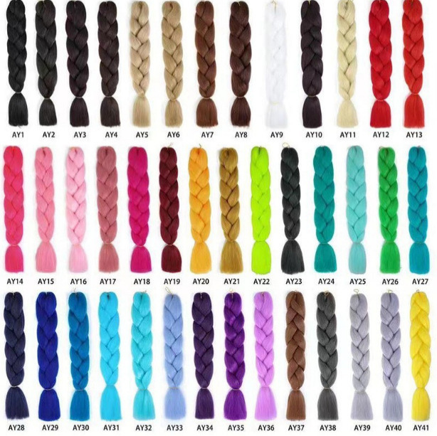 [Qianshiduo] Тщательно отобранный - однотонная новая версия африканского дредлок-понитайл из химического волокна, высокотемпературный шелк, цветная парик с большой косой