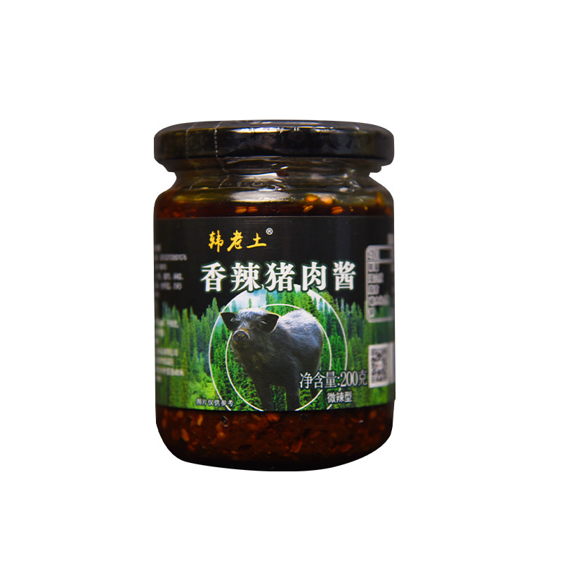 Hot Pot Dipping Sauce, Rice Sauce, Home-Made Spicy Pork Sauce 200g, Chili Sauce for Noodles, Rice, and Noodles, Ready for Delivery