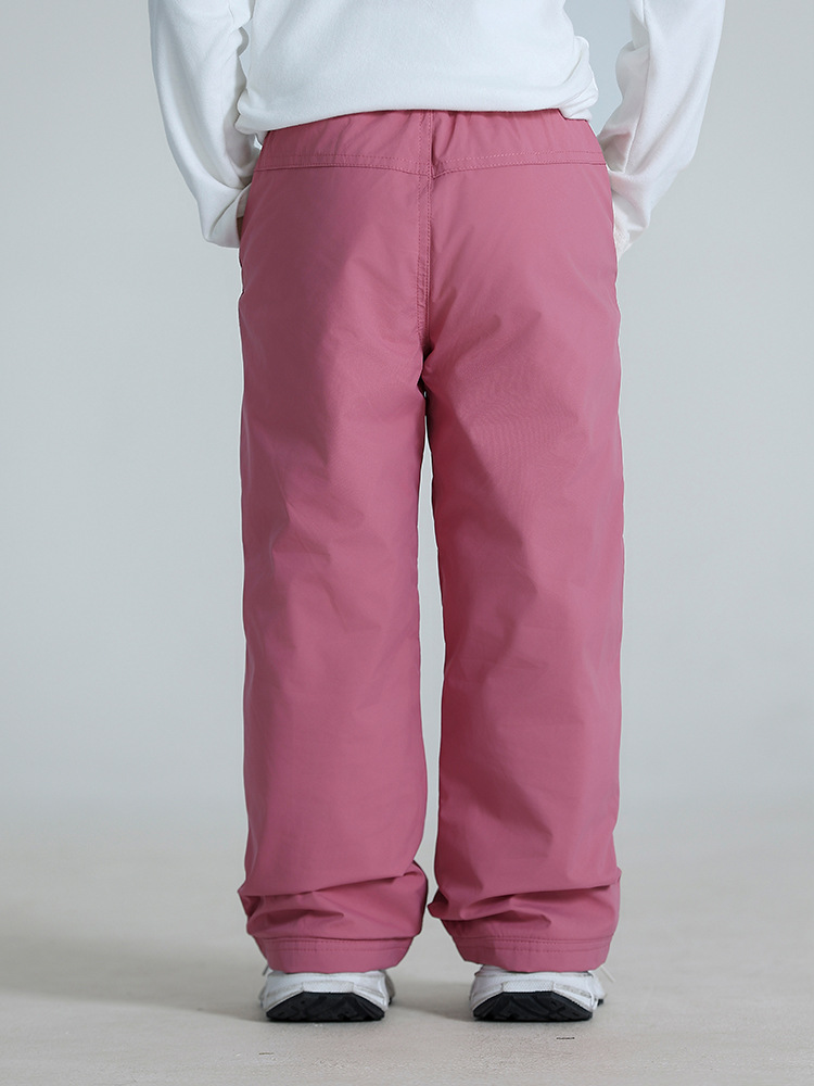 Children's down Pants Ski Pants Boys and Girls Winter Thickeneded Windproof and Waterproof Northeast Outdoor Warm Pants Snow Pants