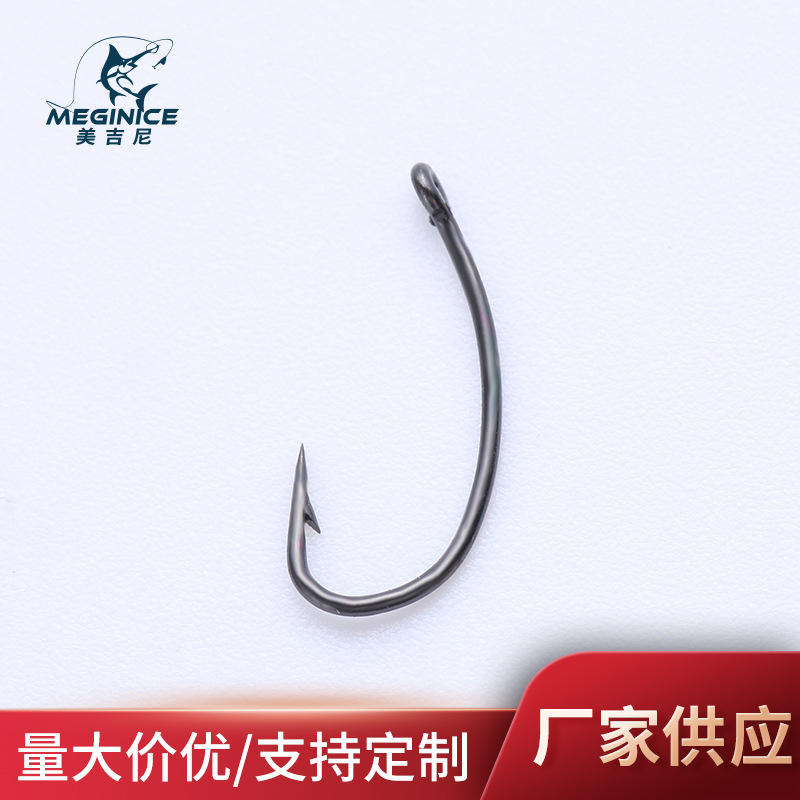 Humpback Hook fly fishing wool hook dry wet tied fly fly hook fly fly naked hook curved back tube barbed Luya fish hook