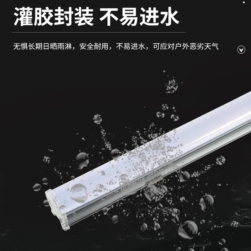 Led Linear Lights Outdoor Guardrail Tube Signboard Lighting Waterproof Strip Lights Engineering Outline Exterior Wall Lighting Wall Washer