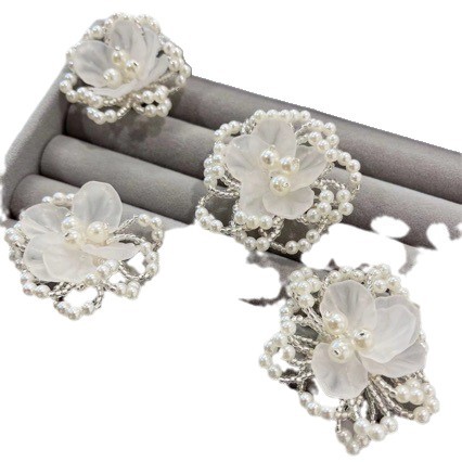 Handmade flower wedding dress headdress hair clip embellishment DIY accessories flower artificial sewing small flower