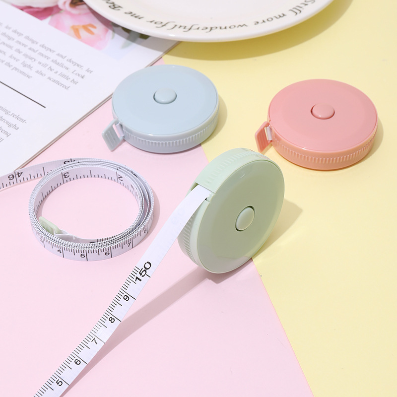 Scandinavian 1.5m Portable Small Tape Measure Mini Tape Measure Multi-function Tape Measure High-precision Tailor Measurements Clothes Soft Tape Measure