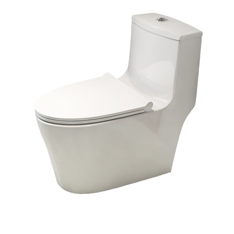 Flush toilet conjoined toilet household toilet siphon toilet mute water-saving toilet cross-border wholesale