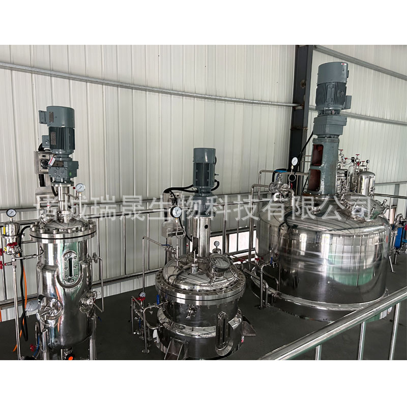 Trichoderma Harzianum Fermentation Tank Ruisheng 50-500-5000L Three-Stage Fermentation Equipment Microbial Fermentation Tank